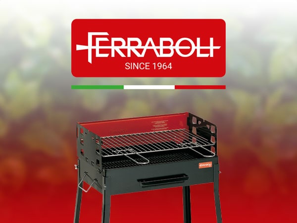 SALE! イタリア製 Ferraboli BBQコンロ Flower Inox イタリア製 Ferraboli社 バーベキューコンロ Comunita